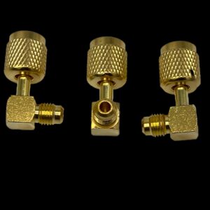 MKELBOW3. 3 pack of 1/4" SAE x 1/4" SAE 90° swivel adapters