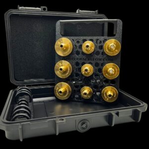 Quick Test Fittings Set of 9 with Holder