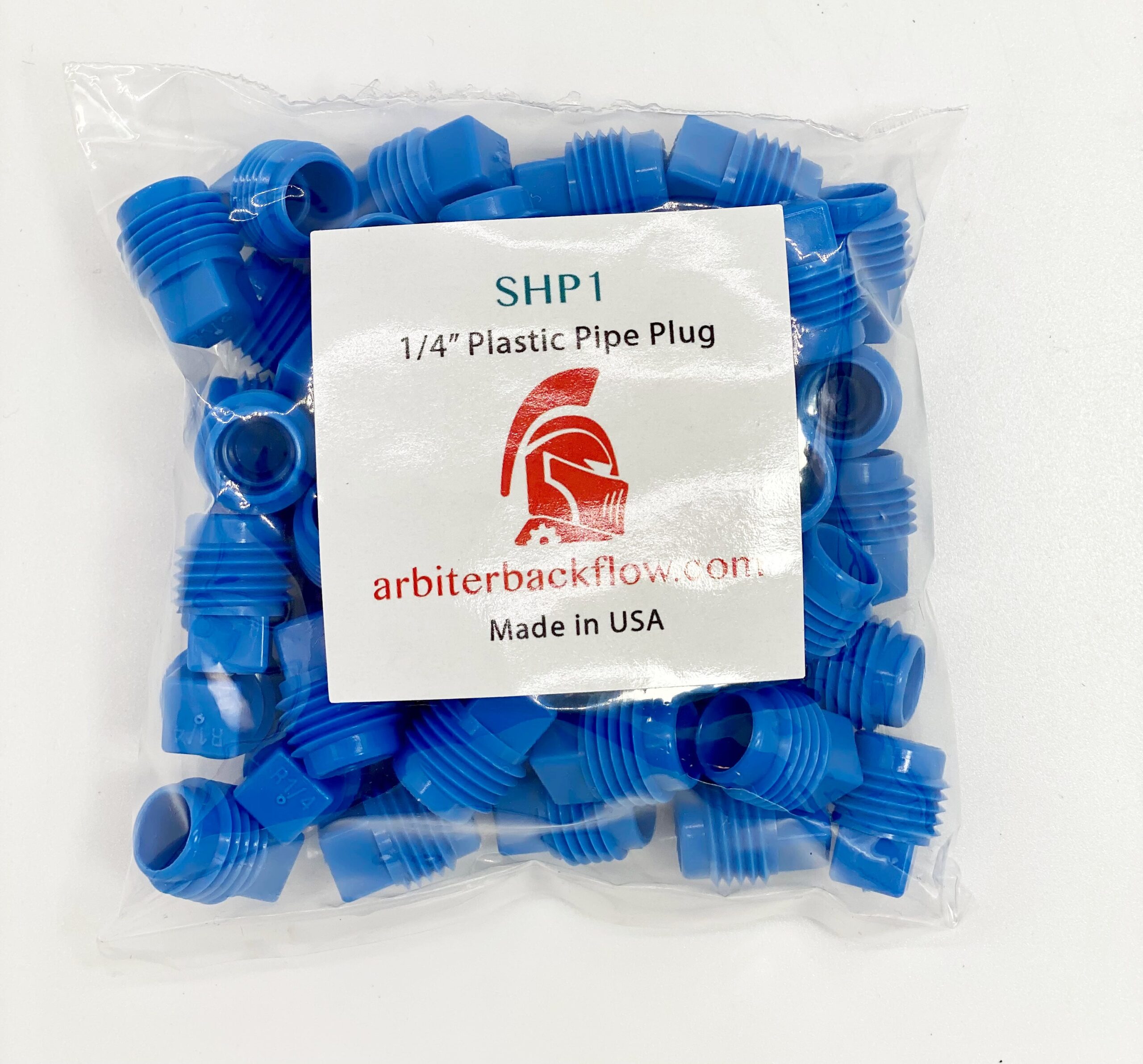 SHP1/SHP8/SHP12. Plastic plugs for test ports on backflow assemblies, ~50 count.